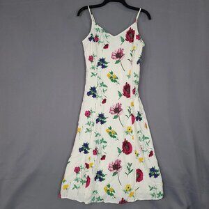 Old Navy Youth Teens Floral Dress Midi Spaghetti Strap Sleeveless